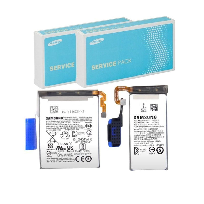 Cargue la imagen en el visor de la galería, [Samsung Service Pack] [Twin Pack] Samsung Galaxy Z Flip 5 5G (SM-F731) Replacement Battery - Polar Tech Australia
