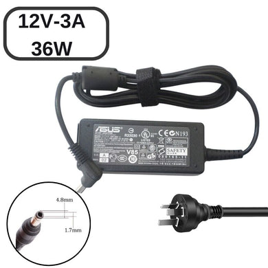 [12V-3A/36W] Asus Eee PC 1000 Laptop AC Power Supply Adapter Charger - Polar Tech Australia