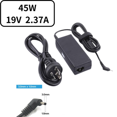[19V-2.37A/45W][3.0x1.0] ASUS Zenbook UX21 UX31 & Transformer Book T300chi T200 Laptop AC Power Supply Adapter Charger - Polar Tech Australia
