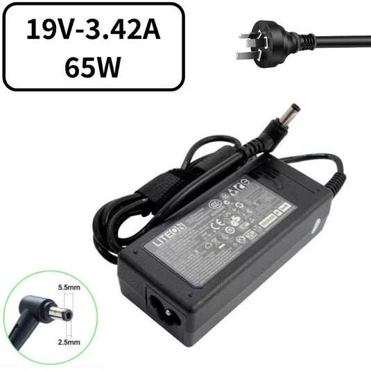 [19V-3.42A / 65W] [5.5x2.5] Gigabyte I1320 Laptop AC Power Supply Adapter Charger - Polar Tech Australia