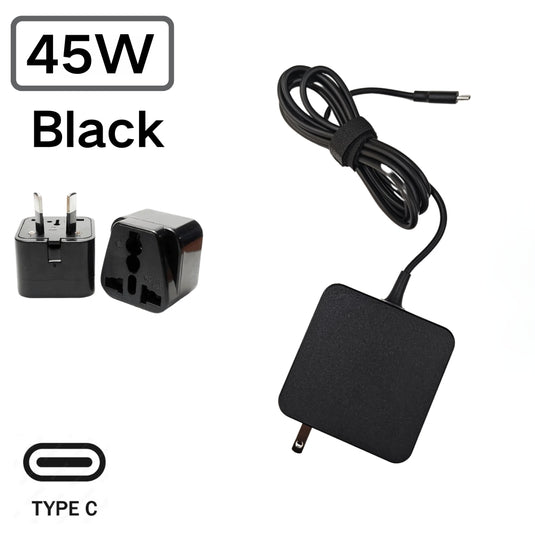 [45W][Type-C] Universal Nintendo Switch Lenovo ASUS DELL XPS  Laptop AC Wall Travel Charger Travel Adapter - Polar Tech Australia