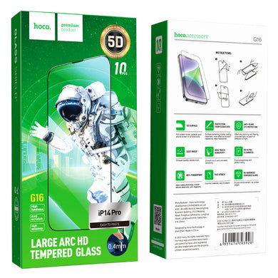 [10PCS Pack][G16][ARC HD] HOCO Apple iPhone 9H Tempered Glass Screen Protector - Polar Tech Australia