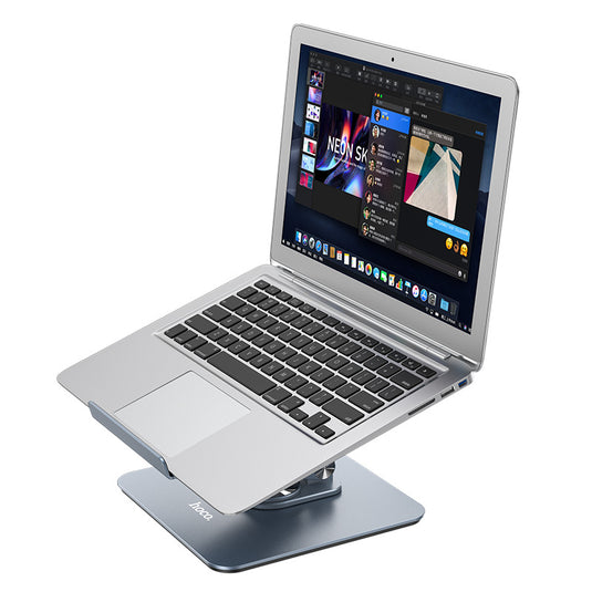 [PH52 Plus] HOCO Universal 360 Degree Aluminum Fordable Rotation MacBook Laptop Holder - Polar Tech Australia