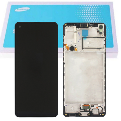 [SAMSUNG SERVICE PACK] Samsung Galaxy A21s (SM-A217) LCD Touch Digitizer Screen Assembly With Frame - Polar Tech Australia