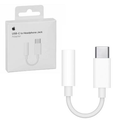 [USB-C Port] Apple iPhone 15 & iPad Pro USB-C to 3.5mm Audio Headphone Jack Adapter (Original) - Polar Tech Australia