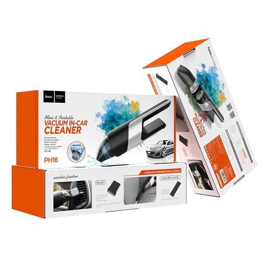 [PH16] HOCO Mini Portable Cordless 80W 5300Pa Handheld Vacuum Cleaner - Polar Tech Australia