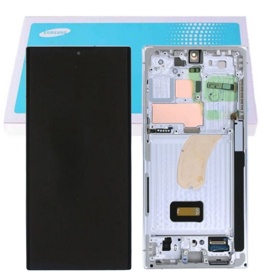 [Samsung Service Pack] Samsung Galaxy S23 Ultra (SM-S918) LCD Touch Digitizer Screen Assembly With Frame - Polar Tech Australia