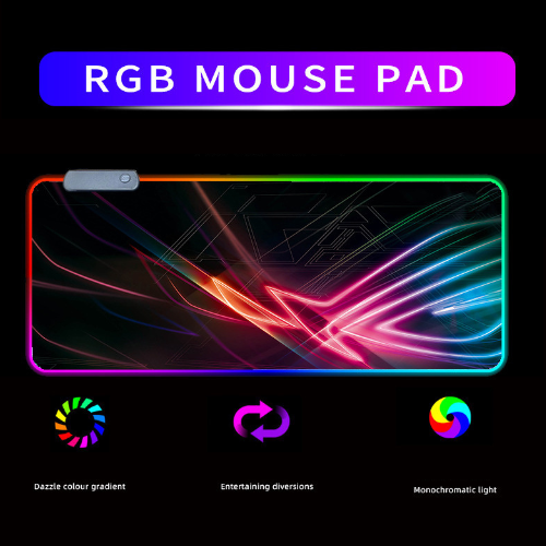 Cargue la imagen en el visor de la galería, [40x90cm] Large Size RGB Light Effect Cool Gaming Keyboard Mouse Desktop Pad - Polar Tech Australia

