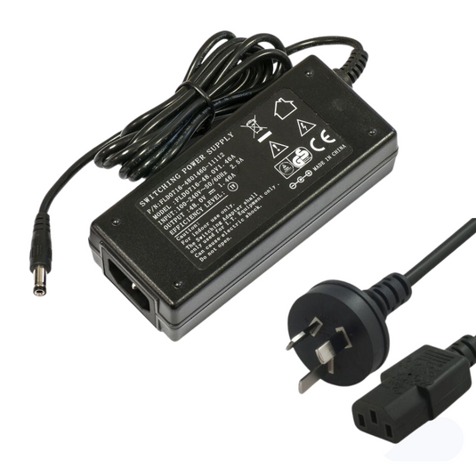 [48V-2.5A][5.5mm x 2.1mm] Universal NVR Intercom POE Switch Power Adapter - Polar Tech Australia