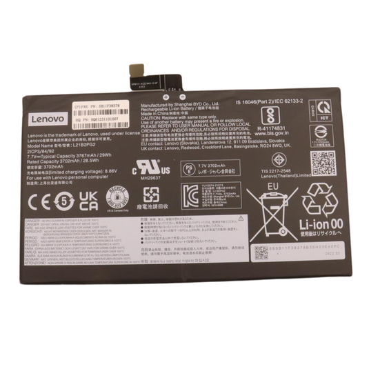 [L21B2PG2] Lenovo IdeaPad Duet 3 Chromebook 11Q727 82T6 Replacement Battery - Polar Tech Australia