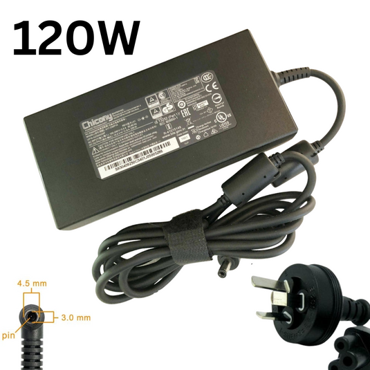 [20V-6A/120W][4.5x3.0] MSI GF63 MS-16R5 Thin Gaming Laptop AC Power Supply Adapter Charger - Polar Tech Australia