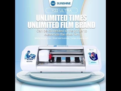 Cargar y reproducir video en Gallery Viewer, [Y22 Ultra] Sunshine Universal Unlimited Mobile Phone/Tablet/Smart Watch Screen Protector Cutting Machine
