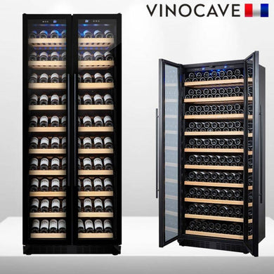 [305 Bottle][CWC-760AJP] Vinocave Stainless Steel Freestanding Wine Refrigerator Cooler Fridge - Polar Tech Australia