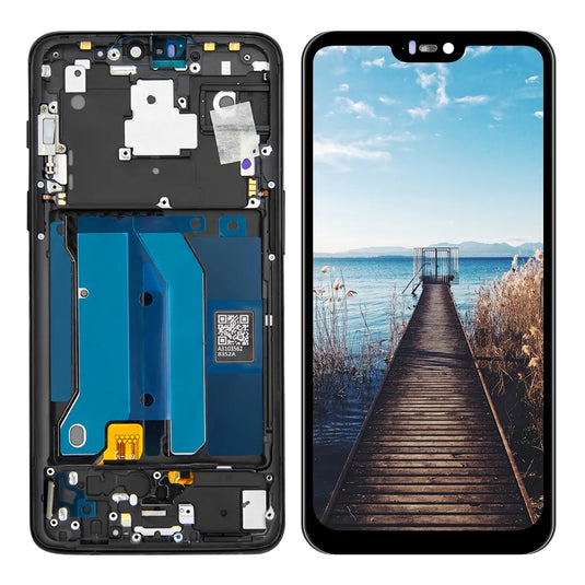 [AFT][With Frame] OnePlus 6 One Plus 1+6 LCD Touch Digitiser Screen Assembly - Polar Tech Australia
