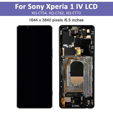 [With Frame] Sony Xperia 1 iv 4K HDR OLED Touch Digitiser LCD Display Screen Assembly - Polar Tech Australia