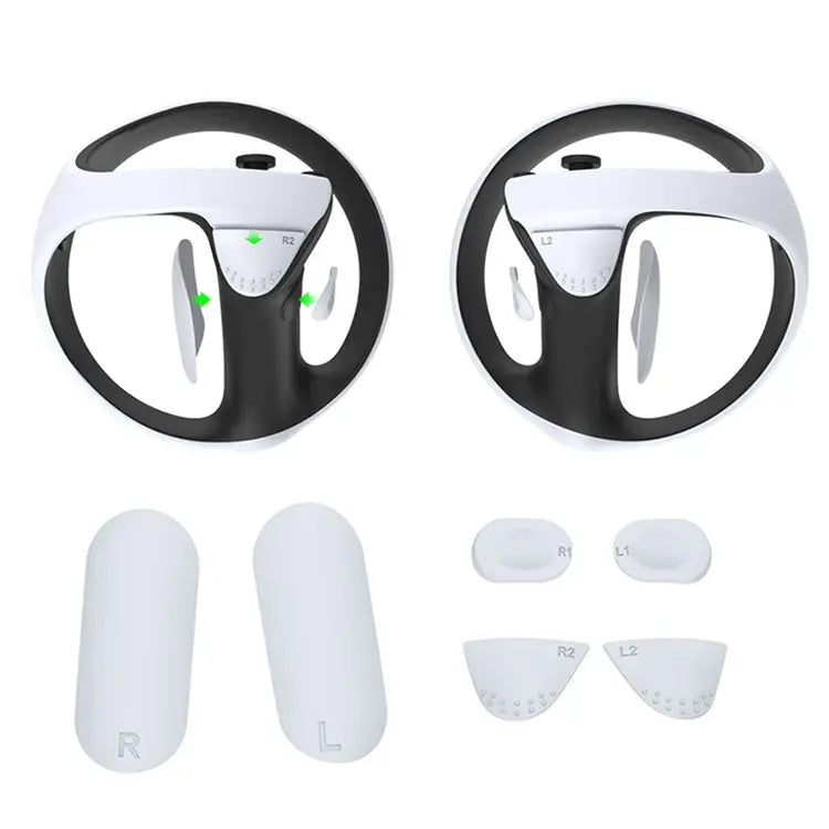 Cargue la imagen en el visor de la galería, PS VR2 Handle Sleeves Controller Skin Grip  Silicone Protective Pad Cover Set - Game Gear Hub
