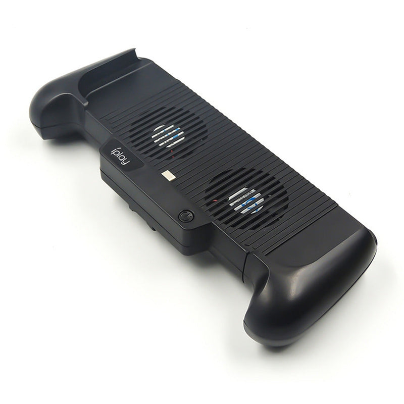 Cargue la imagen en el visor de la galería, Switch Lite Host Charging Grips Stand Shell Cooling Fan for (Black) - Game Gear Hub
