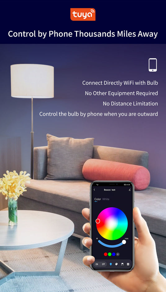 [TUYA Smart Home] RGB LED 10W Downlight Ceiling Light Wireless Control - Polar Tech Australia
