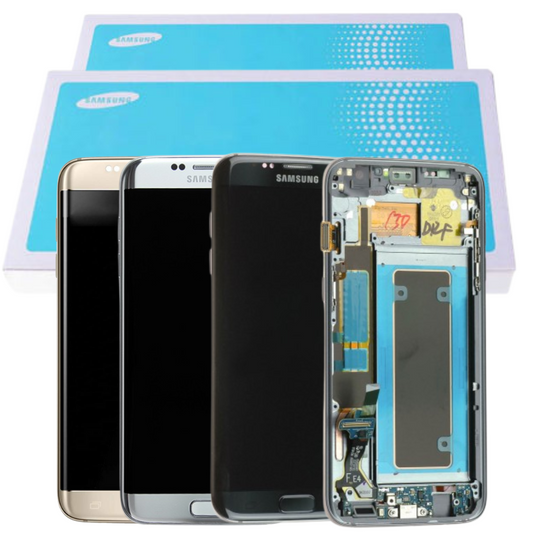 [Samsung Service PackI][With Frame] Samsung Galaxy S7 Edge (SM-G935F) LCD Touch Digitizer Screen Assembly - Polar Tech Australia
