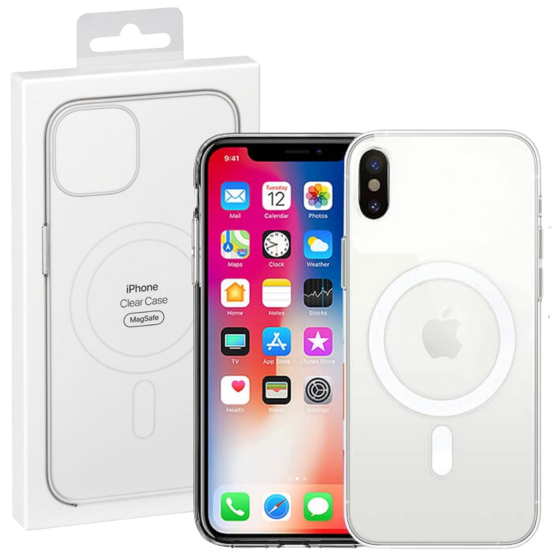 Cargue la imagen en el visor de la galería, [MagSafe Compatible] Apple iPhone X/Xs/Xr/Xs Max Transparent Clear Case Cover - Polar Tech Australia

