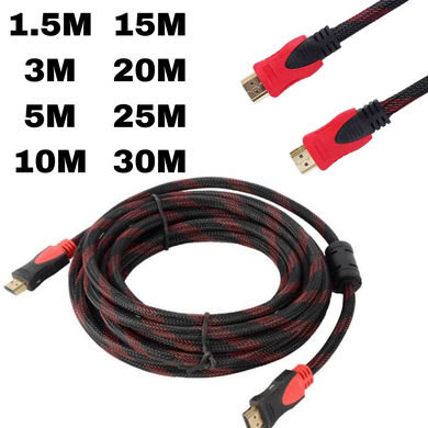 [V1.4][1080P][Heavy Duty] 1.5M 3M 5M 15M 20M HDMI Cable High Speed HDMI V1.4 Video Cord - Polar Tech Australia