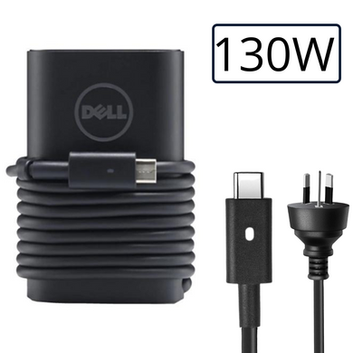[130W][Type-C] Dell USB C C Laptop AC Wall Travel Fast Charger Travel Adapter - Polar Tech Australia