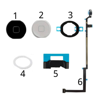 Apple iPad Air Home Button/Rubber/Seal/Bracket/Flex/Connector - Polar Tech Australia