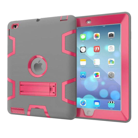 Apple iPad Mini 4/5 Defender Heavy Duty Drop Proof Rugged Protective Stand Case - Polar Tech Australia