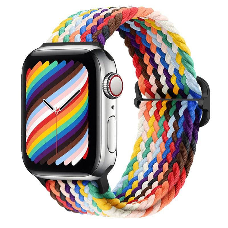 Cargue la imagen en el visor de la galería, Apple Watch 1/2/3/4/5/SE/6 Nylon Magic Tape Adjustable Soft Breathable Sport Replacement Wristbands Strap - Polar Tech Australia
