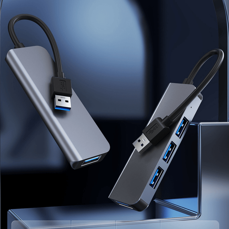 Cargue la imagen en el visor de la galería, [BYL-2013U] USB Adapter 4 In 1 Multi-function USB 3.0 &amp; USB 2.0 HUB Splitter - Polar Tech Australia
