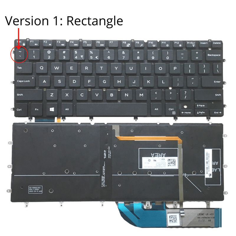 Cargue la imagen en el visor de la galería, Dell Inspiron 13 13 inch 7000 7347 7348 7352 7353 7359 N7548 Replacement Keyboard With Backlit (US Layout) - Polar Tech Australia

