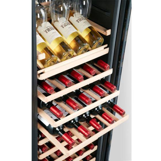 Cargue la imagen en el visor de la galería, [Dual Zone][120 Bottle][450BJP] Vinocave Stainless Steel Freestanding Wine Refrigerator Cooler Fridge - Polar Tech Australia
