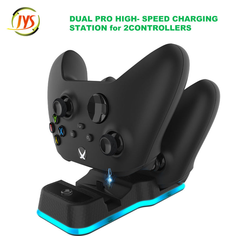 Cargue la imagen en el visor de la galería, Xbox X/S Dual Charging Station with Dual USB-C Ports &amp; LED Indicator - Game Gear Hub
