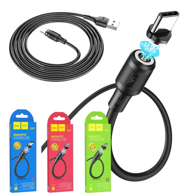 HOCO X52 Magnetic Magnet Suction Charging Cable (Lightning/Micro/Type C) - Polar Tech Australia