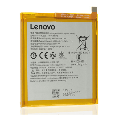 Lenovo Z6 / Z6 Pro Replacement Battery (BL296) - Polar Tech Australia