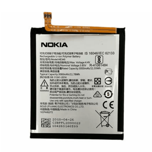 [HE344 & HE345] Nokia 6 2018 (Nokia 6.1) & Nokia 5 2018 (5.1) Replacement Battery - Polar Tech Australia