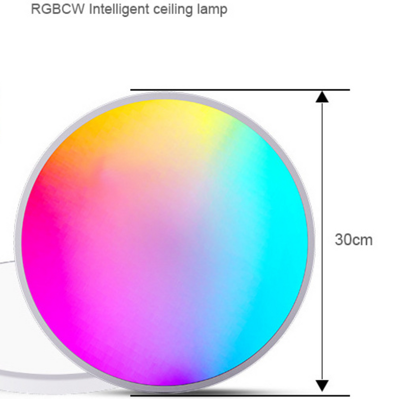 Load image into Gallery viewer, [TUYA Smart Home] RGB Dimmable LED 24W Ceiling Light Wireless Control Bedroom Living Room Light - Polar Tech Australia
