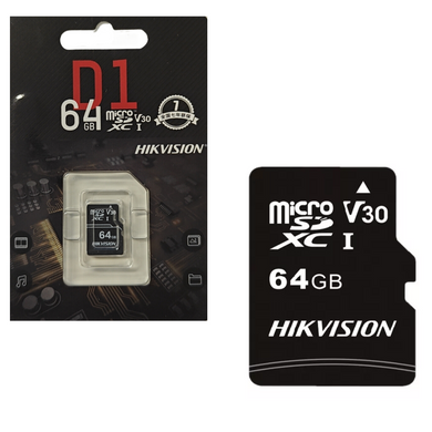 [HS-TF-D1][64GB] Hikvision D1 Class 10 Professional Surveillance Security Camera Memory Card - Polar Tech Australia