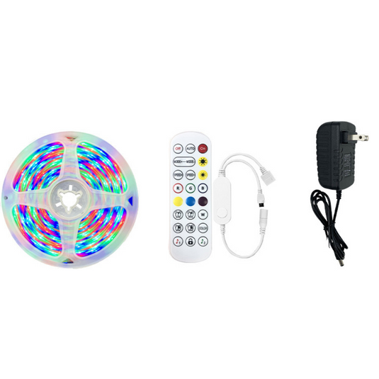 [TUYA Smart Home] IP65 Indoor Outdoor Waterproof Smart Remote Control RGB LED Light Strip Music/Game/Movie Synchronization - Polar Tech Australia