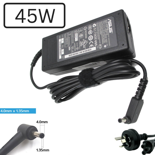 [19V-2.37A/45W][4.0x1.35] ASUS ZenBook Laptop AC Power Supply Adapter Charger - Polar Tech Australia
