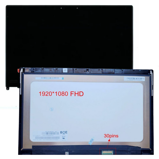 [With Frame] Lenovo Yoga X380 FHD LCD Touch Digitizer Screen Assembly - Polar Tech Australia