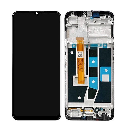 [With Frame] OPPO A16 & A16s LCD Touch Digitiser Display Screen Assembly - Polar Tech Australia