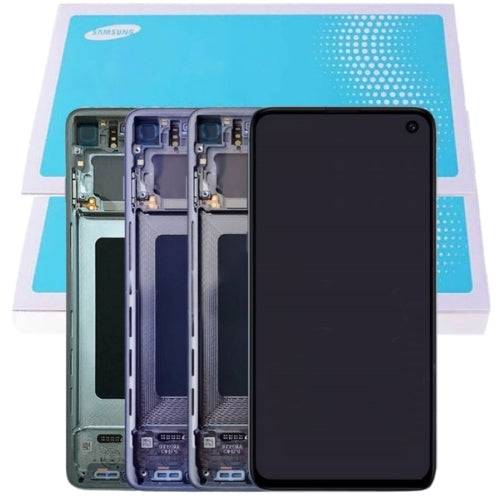 [Samsung Service Pack] Samsung Galaxy S10 Plus (SM-G975) LCD Touch Digitizer Screen Assembly With Frame - Polar Tech Australia