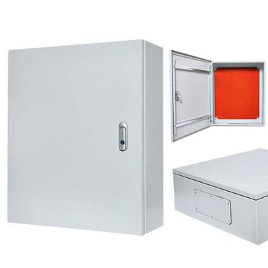 Stainless Steel Electrical Enclosure CCTV/Alarm Security Equipment Lockable Safe Box Wall Mount - Polar Tech Australia