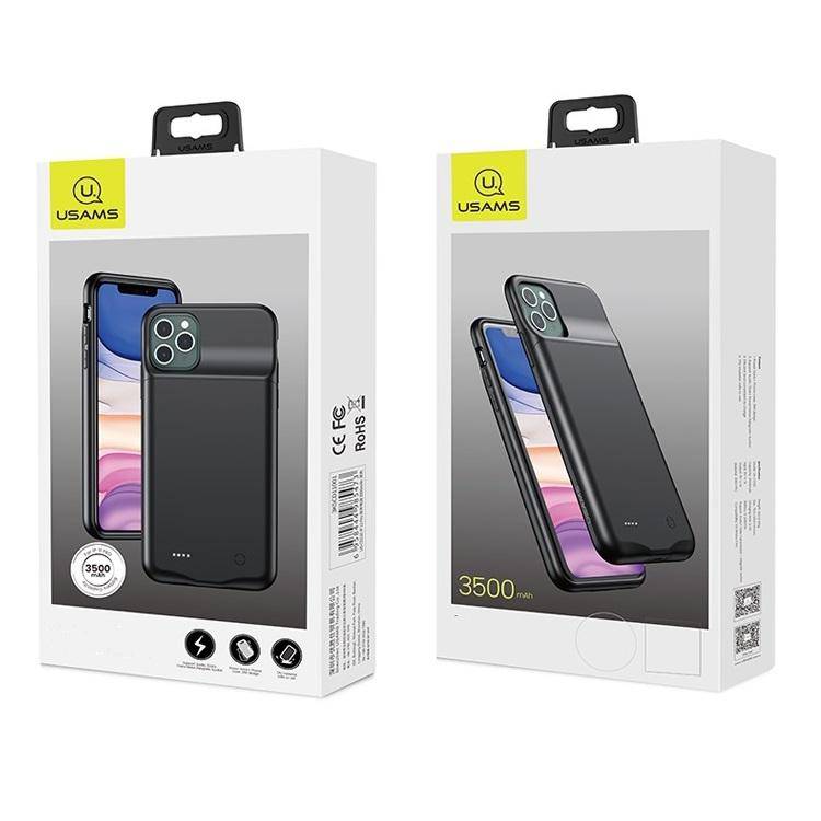 Load image into Gallery viewer, USAMS iPhone 11/Pro/Max High Capacity Smart Battery Charger Case - Polar Tech Australia
