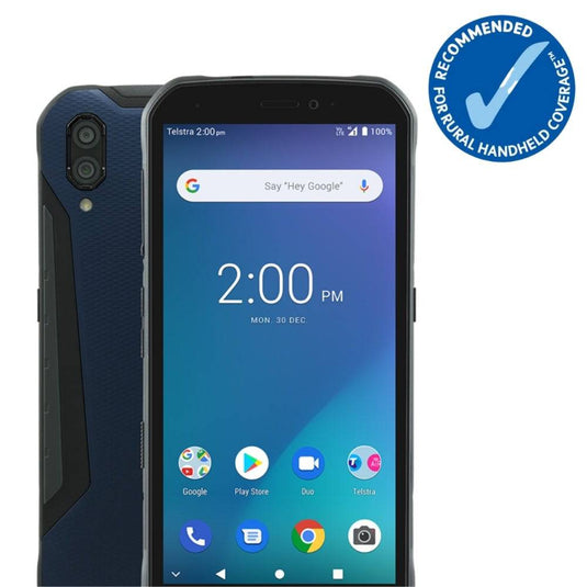 [USED] ZTE T86 Rugged Phone Telstra Tough Max 3 Blue Tick IP68 64GB/4GB - Polar Tech Australia
