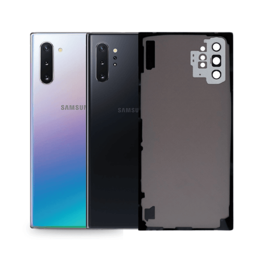 [With Camera Lens] Samsung Galaxy Note 10 Plus Rear Back Glass Battery Cover With Built-in Adhesive - Polar Tech Australia