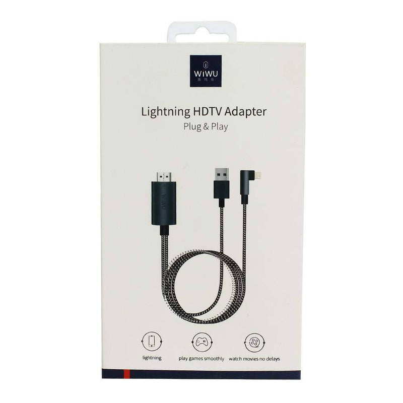 Load image into Gallery viewer, WIWU Lightning to HDMI USB 2.0 Ultra HD 4k Charging HDTV Video Cable Adapter Converter for iPhone/iPad - Polar Tech Australia
