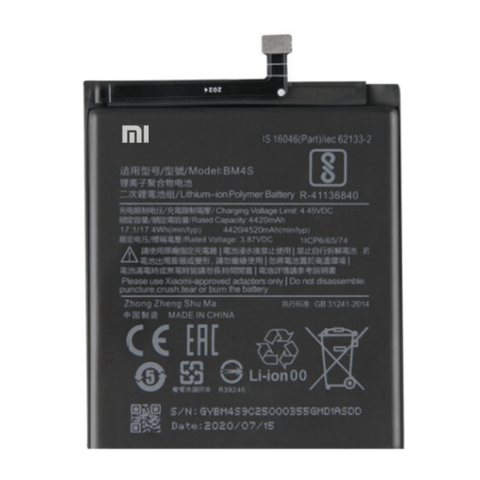 XIAOMI Redmi 10X/10X Pro 5G Replacement Battery (BM4S) - Polar Tech Australia